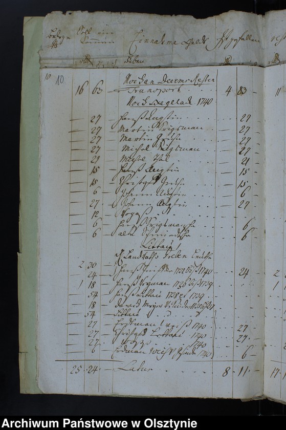 image.from.unit.number "Jahr Kirchen Rechnung der Waltersdorfschen Kirche aller Einnahme und Ausgabe wie auch Bau-Rechnung"
