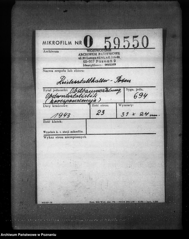 Obraz 2 z jednostki "Obstbaumzählung, Obsterntestatistik (korespondencja)"