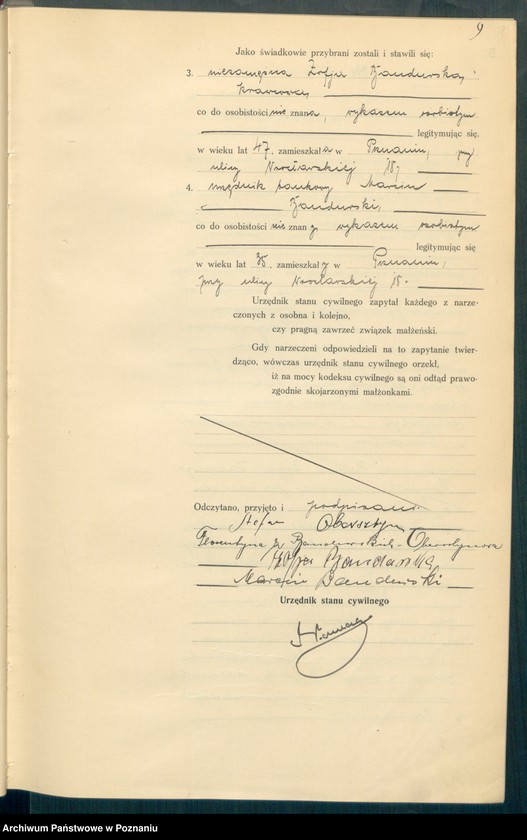 Obraz 11 z jednostki "Księga miejscowa małżeństw tom II [Rejestr główny małżeństw]"