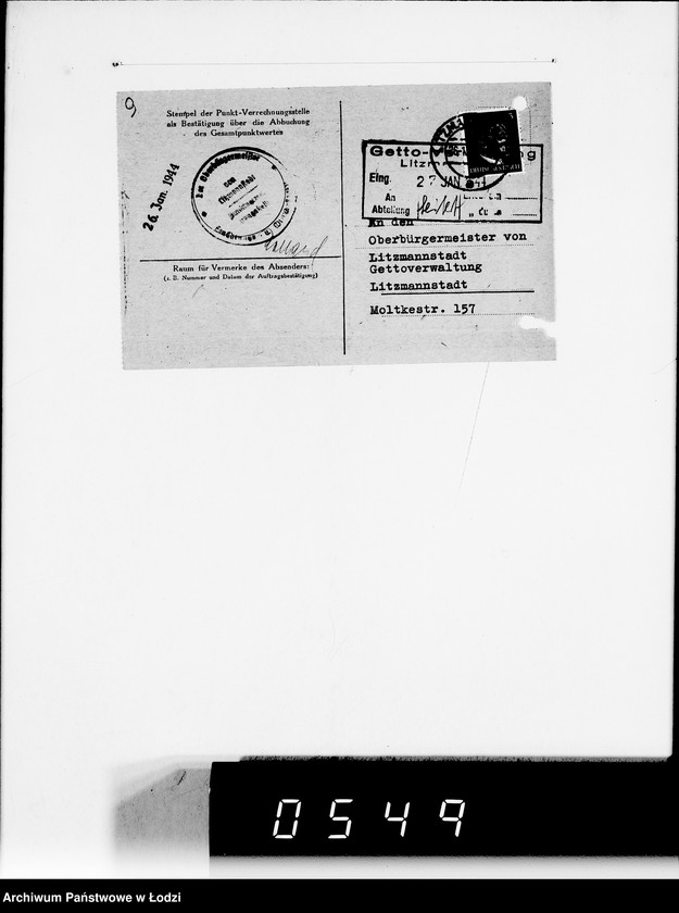 Obraz 13 z jednostki "Firma Eugen Althausen Litzmannstadt VIII [Zamówienia, rachunki, listy przesyłkowe]"