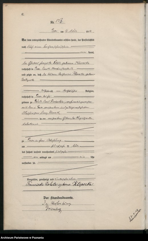 image.from.unit.number "Księga miejscowa zgonów tom II [Rejestr główny zgonów]"