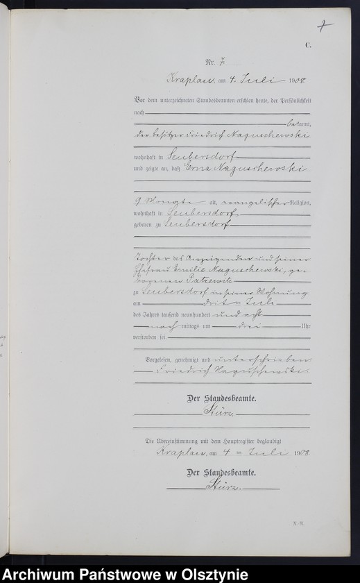 image.from.unit.number "Sterbe-Neben-Register Nr-1-21"