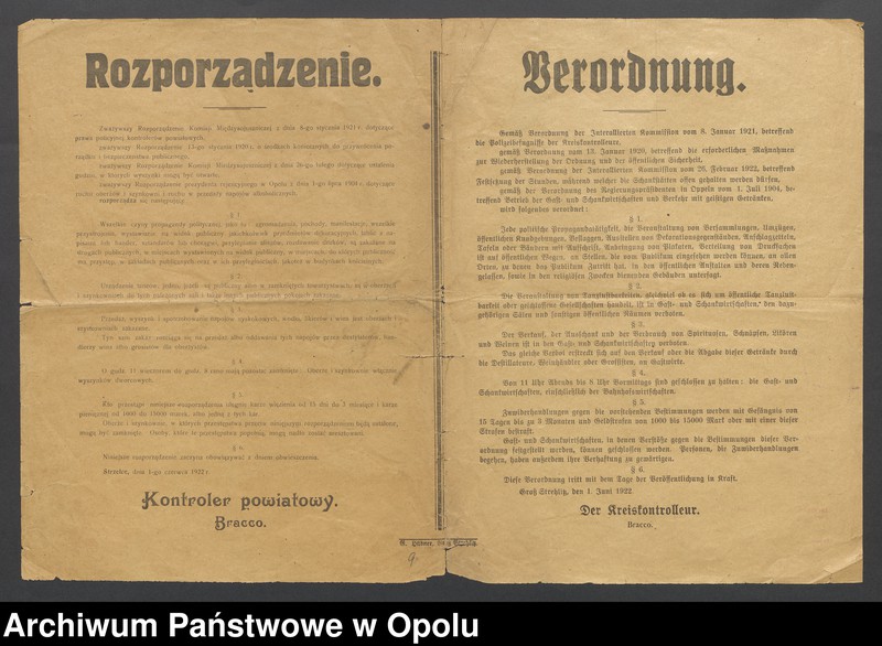 Obraz 3 z jednostki "Rozporządzenie - Verordnung."