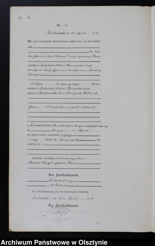 image.from.unit.number "Sterbe-Neben-Register Nr 1 - 47"