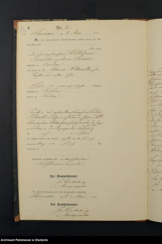 image.from.unit.number "Sterbe-Neben-Register Nr 1 - 29"