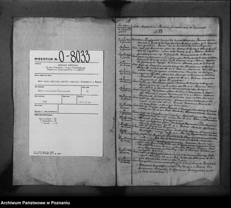 Obraz 3 z jednostki "Liber baptisatorum, copulatorum, mortuorum"
