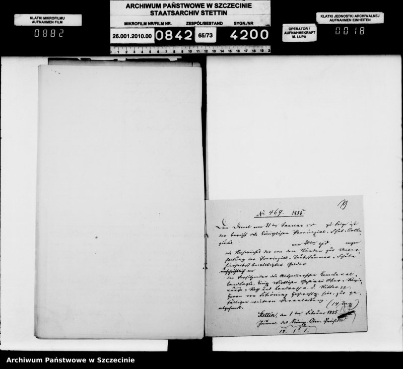 image.from.unit.number "Unterbringung von Taubstummen und deshalb getroffene Verwaltungen und gesammelten Gelder und wegen Errichtung eines Taubstummen-Lehr-Instituts für Pommern, vol. V"