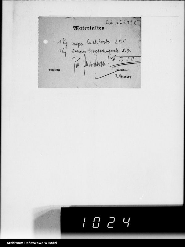 Obraz 9 z jednostki "9 Kassenbelege nr 3648-3899"