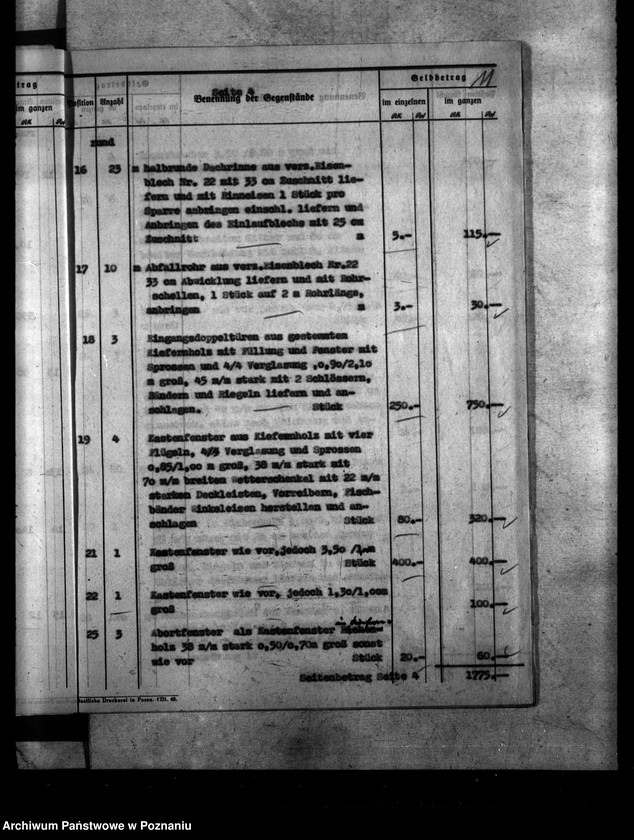 Obraz 15 z jednostki "Wyjaśnienia do projektu budowy bramy, piwnicy na ziemniaki i kościoła w więzieniu w Sieradzu"