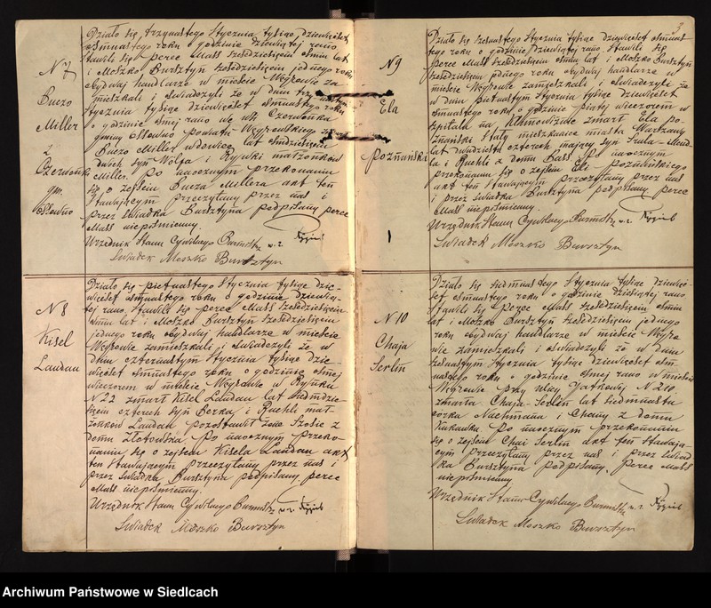 image.from.unit.number "Księga aktów zgonów wyznania mojżeszowego "