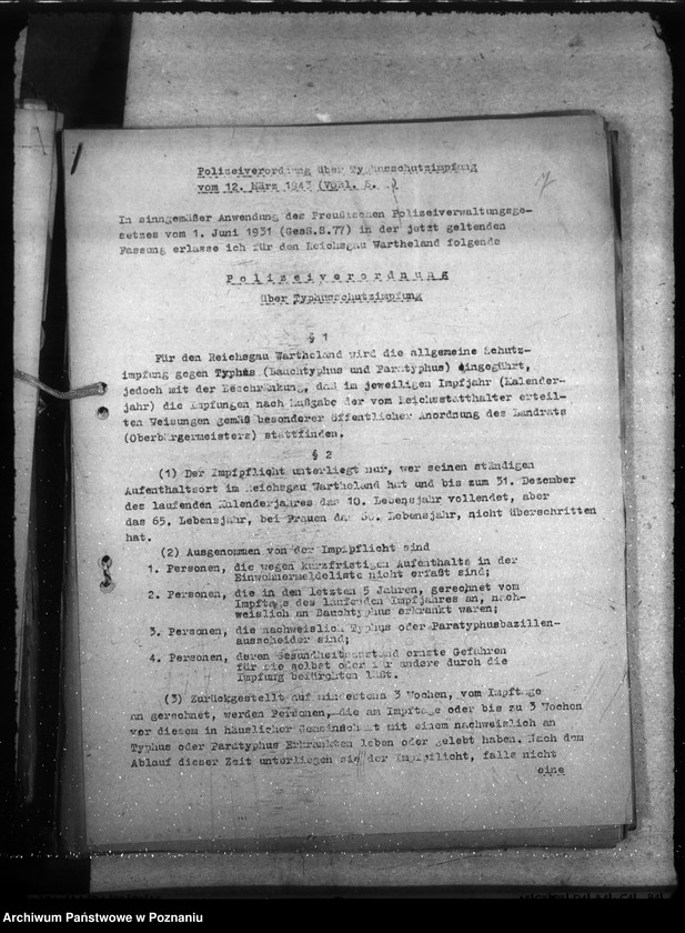 Obraz 11 z jednostki "Ärztliche Betreuung der Schüler an Lehrerbildungsanatalten. Schutzimpfungen"