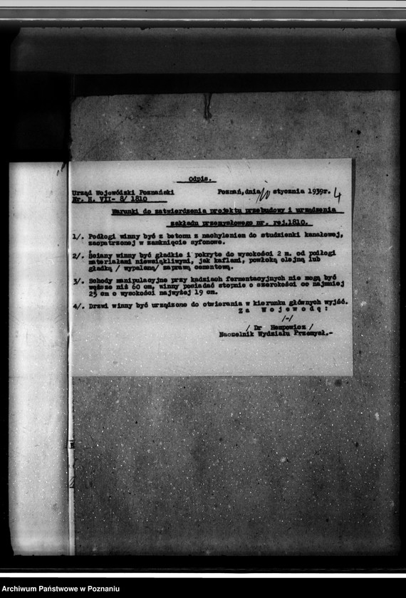 Obraz 8 z jednostki "Gorzelnia A. Prella w Bronisławkach pow. czarnkowski plan budowlany"