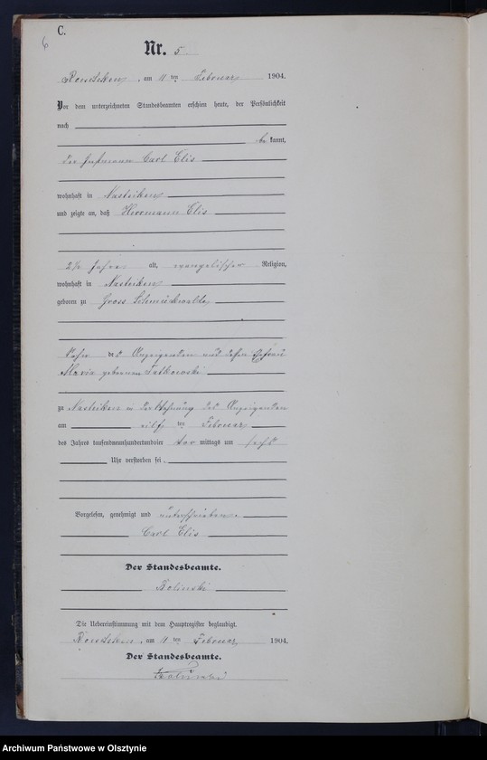 image.from.unit.number "Sterbe-Neben-Register Nr 1 - 34"