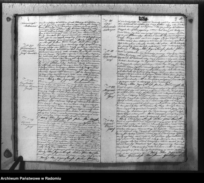 image.from.unit.number "Duplikat urodzonych, zaślubionych i zmarłych w parafii Głowaczew akta w sobie mieszczący za rok 1845"