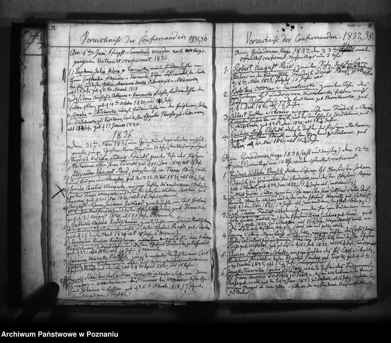 Obraz 12 z jednostki "Kirchenbuch der Geboren, Getrauten, Verstorbenen, konfirmowani"