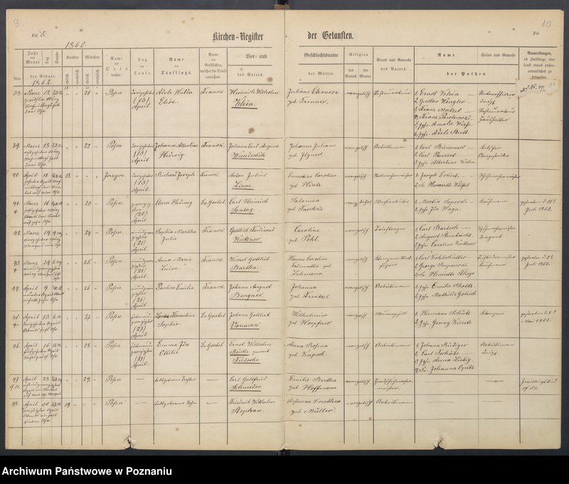 Obraz 8 z jednostki "Duplikat der Tauf, Trau und Sterberegister"