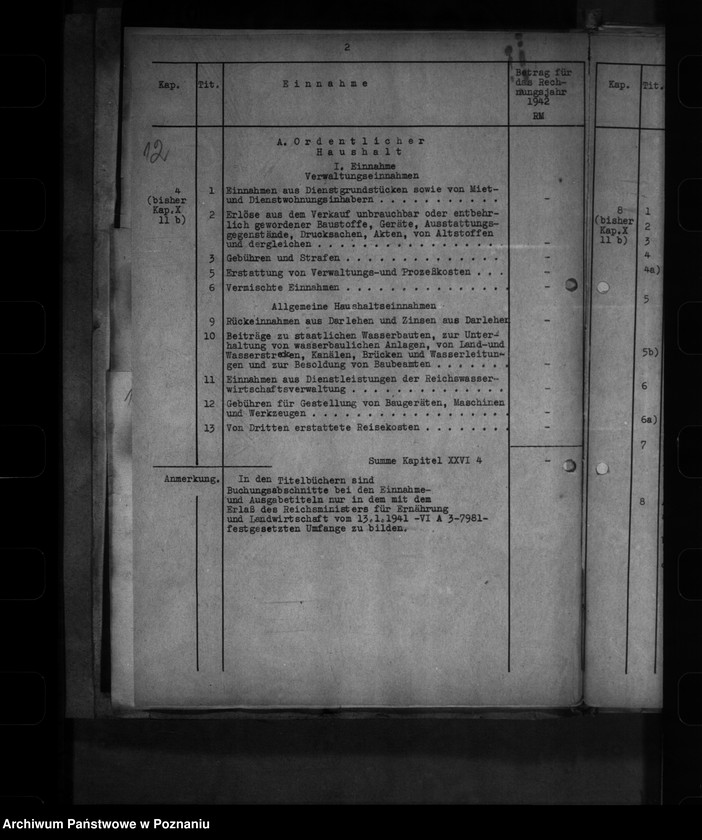 Obraz 16 z jednostki "Reichsdomänenverwaltung. Reichsbodenfonds. Reichswasserwirtschaftsverwaltung. Landeskulturverwaltung"