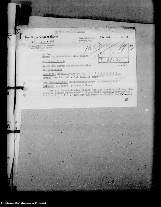 Obraz 18 z jednostki "Ernennung der Beamten"