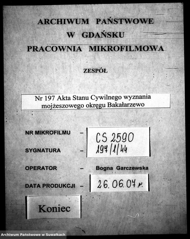 image.from.unit.number "[Akta urodzeń, małżeństw i zgonów wyznania mojżeszowego w Bakałarzewie]"