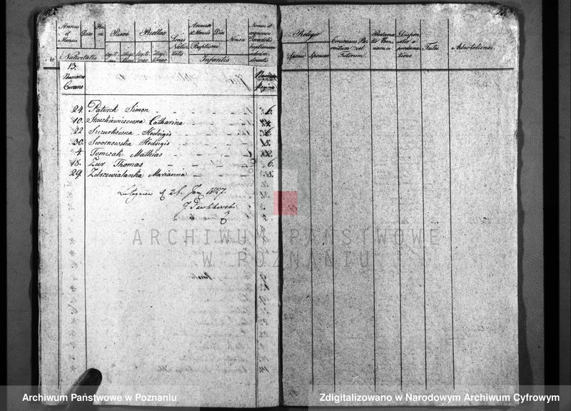 image.from.unit.number "Duplicatum baptisatorum, copulatorum, mortuorum"