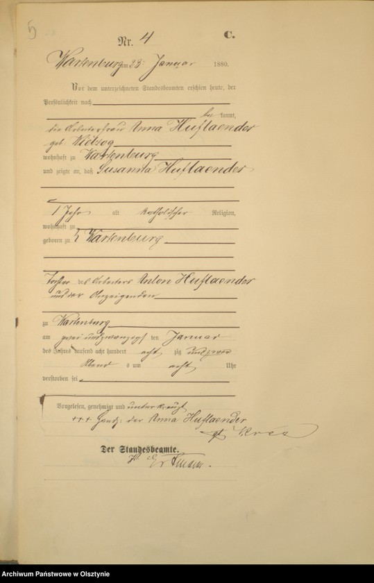 image.from.unit.number "Sterbe-Haupt-Register Nr 1 - 190"