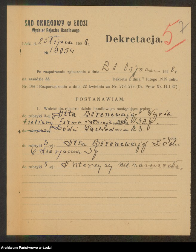 Obraz 9 z jednostki "Itta Birencwajg- wyrób bielizny"