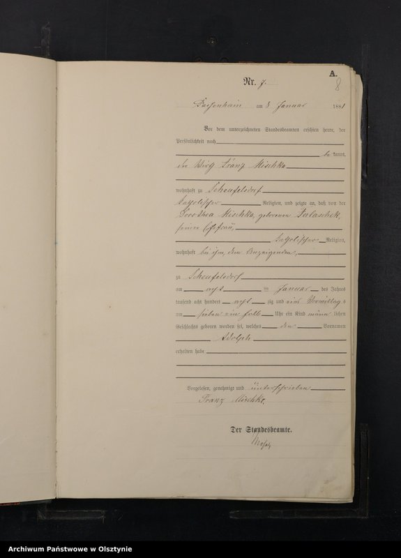 image.from.unit.number "Geburts-Haupt-Register Nr 1 - 207"