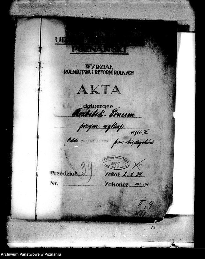 Obraz 4 z jednostki "Majątek Rozbitek-Prusim powiatu międzychodzkiego przymusowy wykup"