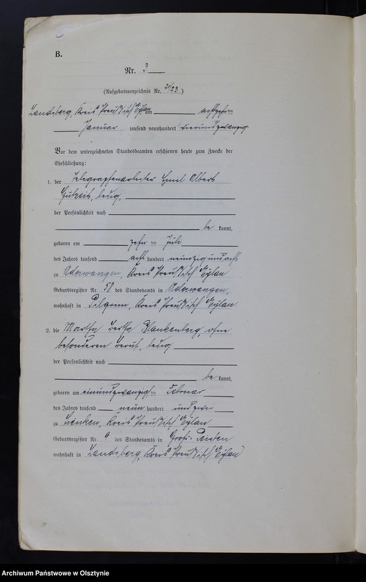 image.from.unit.number "Heiraths-Neben-Register Nr 1 - 9 [ Księga małżeństw- wtóropis ]"