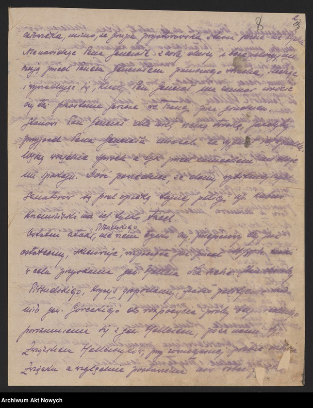 image.from.unit.number "Modelski Izydor, pułkownik. Sytuacja w Polsce. Stosunki w wojsku i w obozie rządzącym."