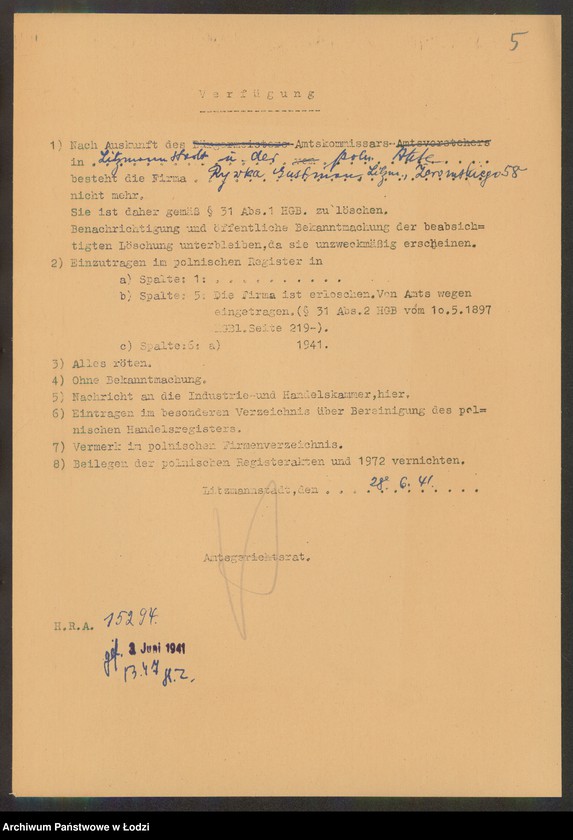 Obraz 7 z jednostki "Rywka Gustman - sklep spożywczy"