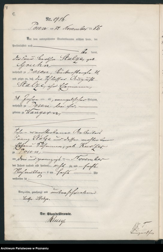 Obraz 7 z jednostki "Księga zgonów t. V"