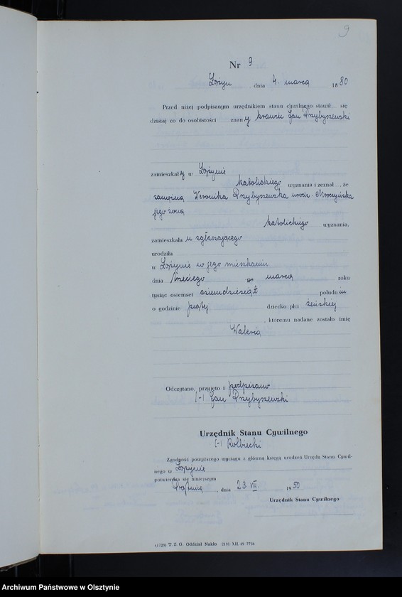 image.from.unit.number "Księga urodzeń Nr 1 - 81,1 - 72,1 - 73 i 1 - 66 /bez 1885/ /przepisana w języku polskim z oryginału niemieckiego w dniach 18.07.-24.08.1950/"