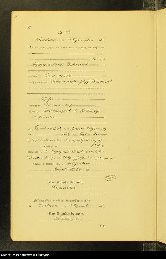 image.from.unit.number "Sterbe-Neben-Register Nr 1 - 20[ Księga zgonów - wtóropis ]"