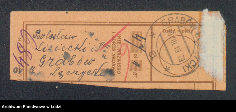 Obraz 12 z jednostki "Bolesław Lisiecki i s-ka – wydzierżawienie i eksploatacja cegielni w majątku Grabów"