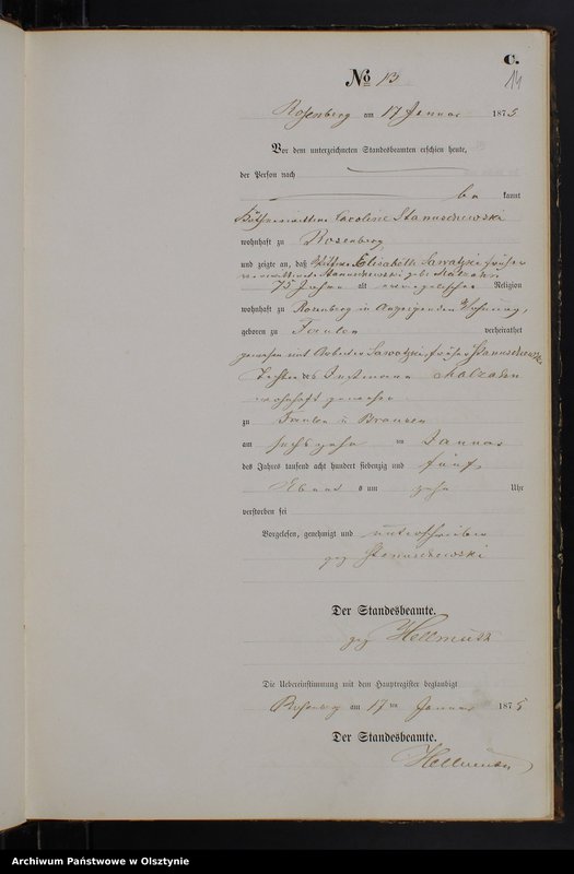 image.from.unit.number "Sterbe-Neben-Register Nr 1 - 133"
