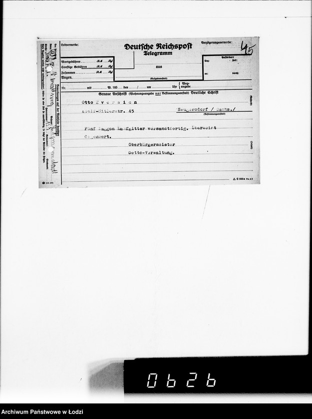 Obraz 9 z jednostki "[Korespondencja z firmą Otto Everwien w sprawie dostarczenia kojców dziecięcych]"