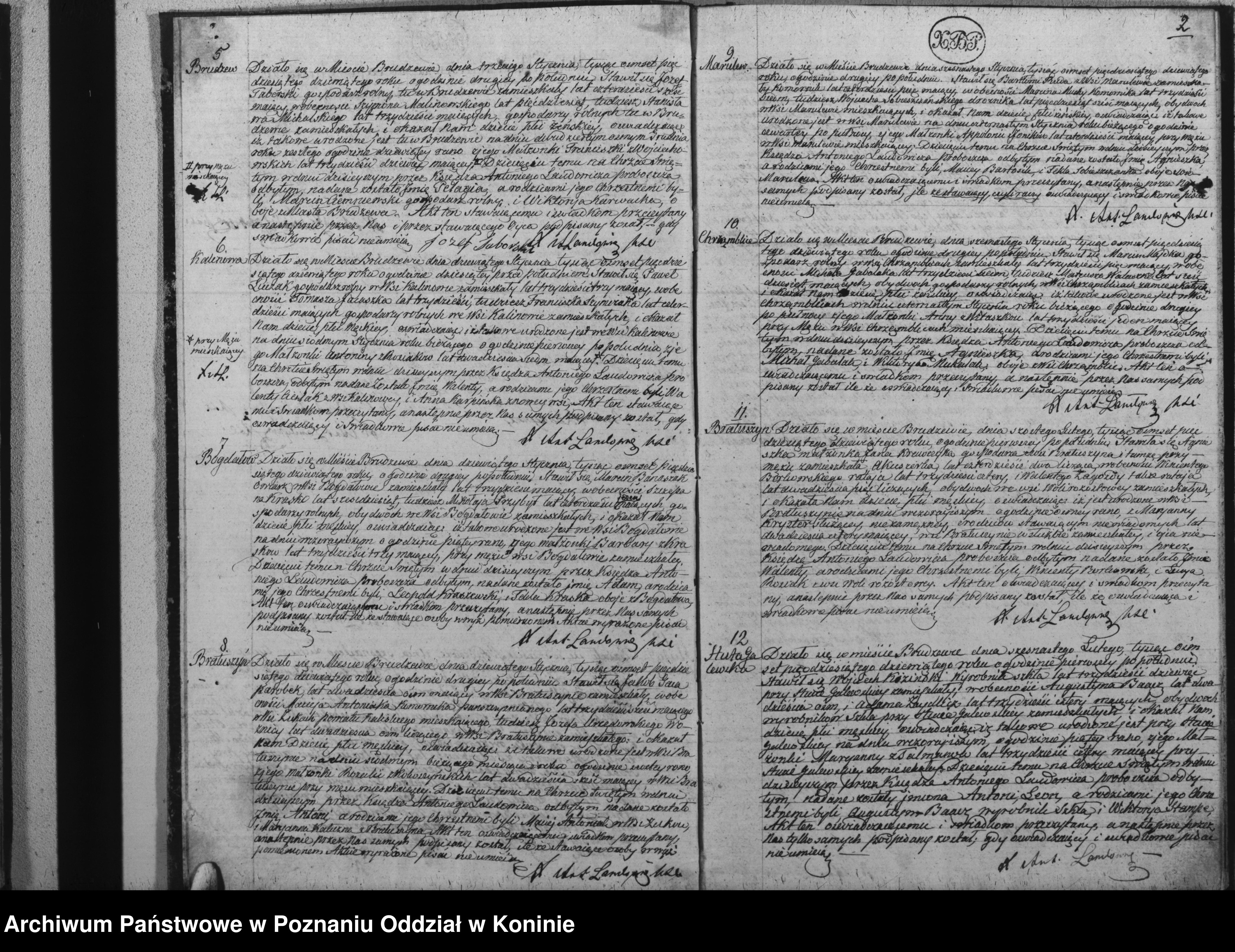 Skan z jednostki: Duplikat urodzonych, małżeństw i zgonów