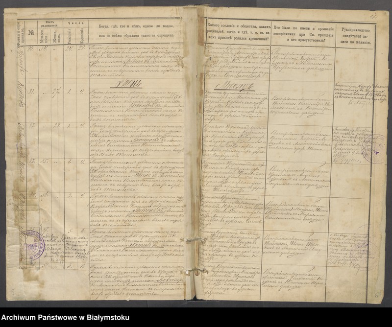 Obraz 6 z jednostki "[Akta urodzeń od nr 67/1895 do nr 114/1901]"