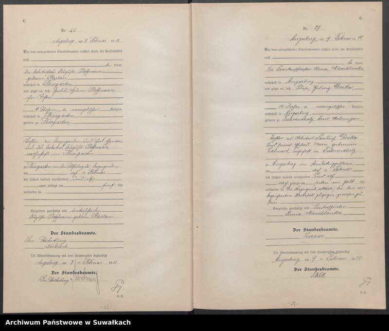 image.from.unit.number "[Sterbe-Neben-Register des Preussischen Standes-Amtes Angerburg Kreis Angerburg]"