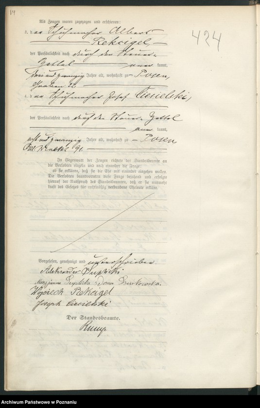 Obraz 17 z jednostki "Księga małżeństw t. III"