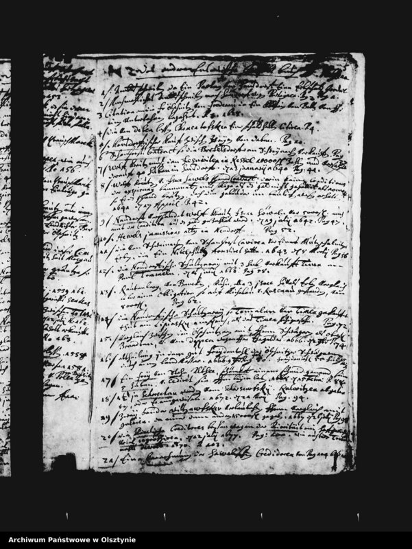 image.from.unit.number "Altes Repertorium der zwei Deutsch Eylauschen Amtsbücher und 5 Hackschiften"