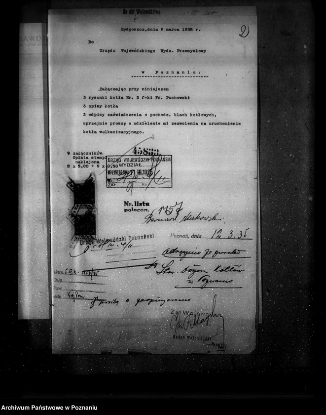 Obraz 6 z jednostki "Warsztat wulkanizacyjny B. Makowskiego w Bydgoszczy, Bydgoszcz - nr woj. 6647"