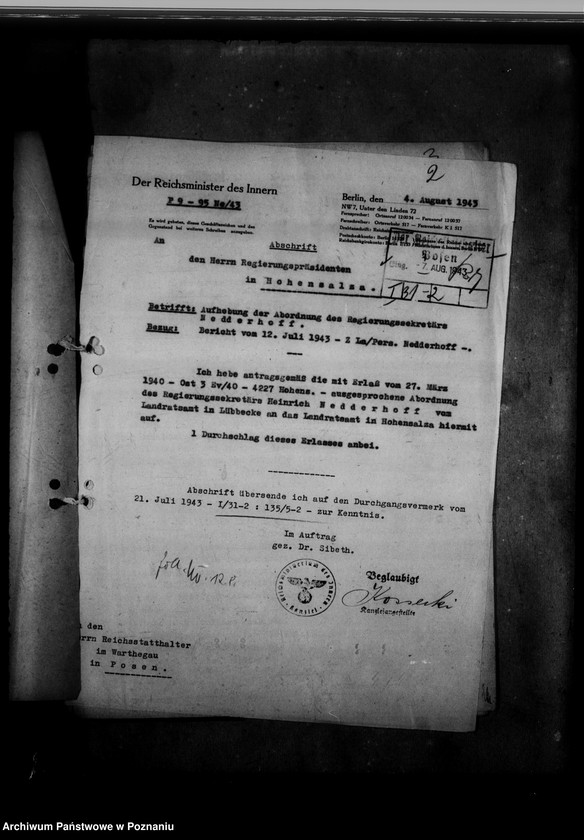 Obraz 6 z jednostki "Abordnung von Beamten"