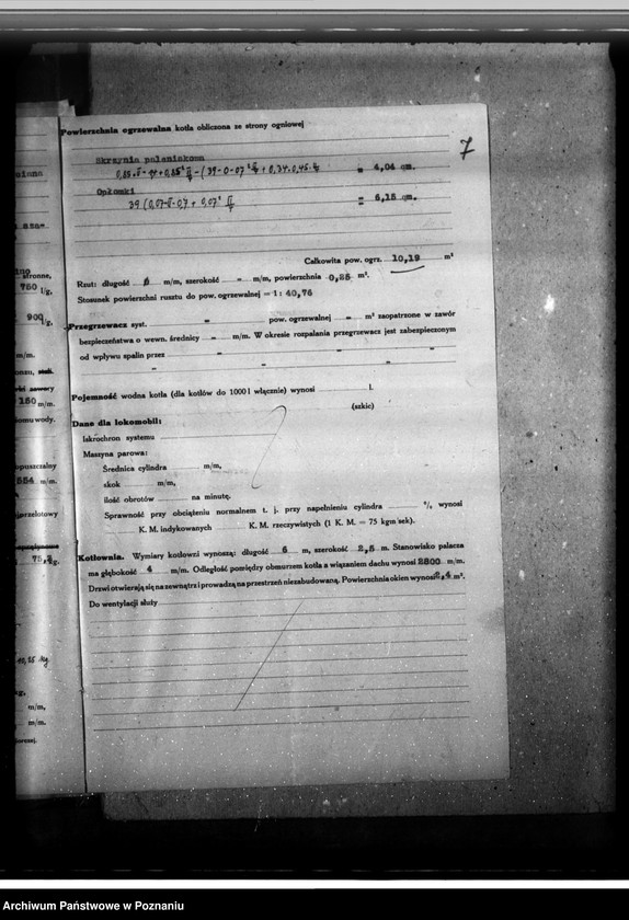 Obraz 11 z jednostki "Rzeźnia Miejska w Koźminie - Magistrat m. Koźmina nr woj. kotła 6025"