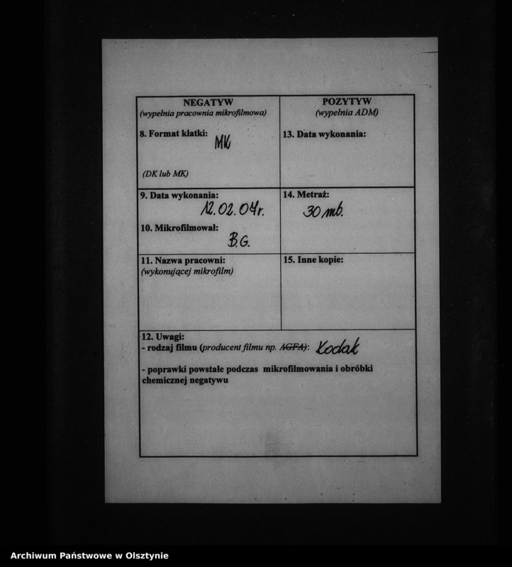 image.from.unit.number "Flammberg / Opalenietz /, evangelische Kirche"