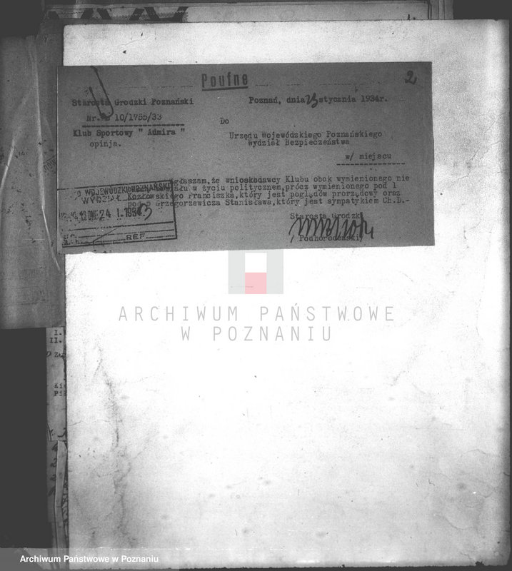 Obraz 6 z jednostki "/Klub Sportowy,,Admira" w Poznaniu/"