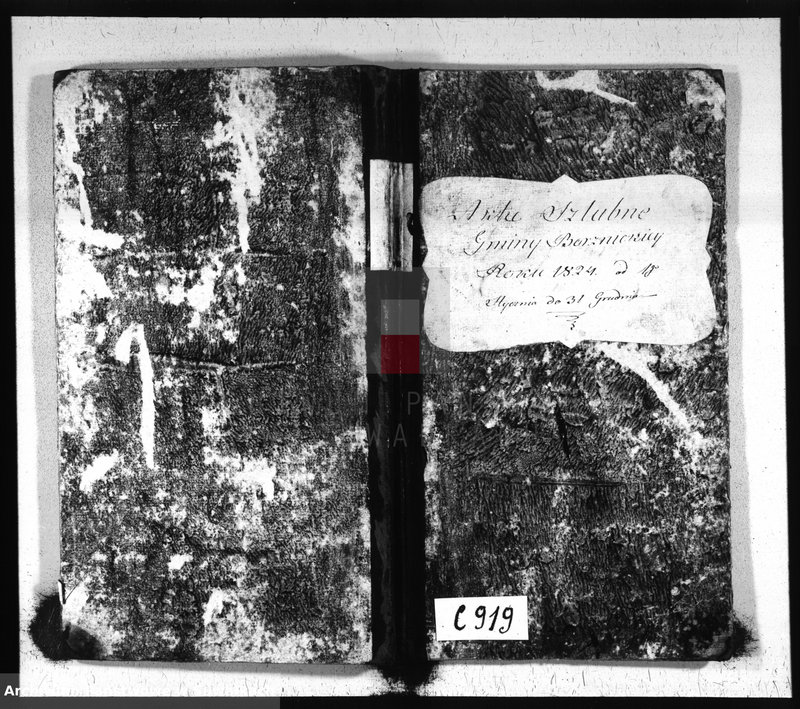 image.from.unit.number "Akta Szlubne Gminy Berznickiey Roku 1824 od 1-go Stycznia do 31 Grudnia"
