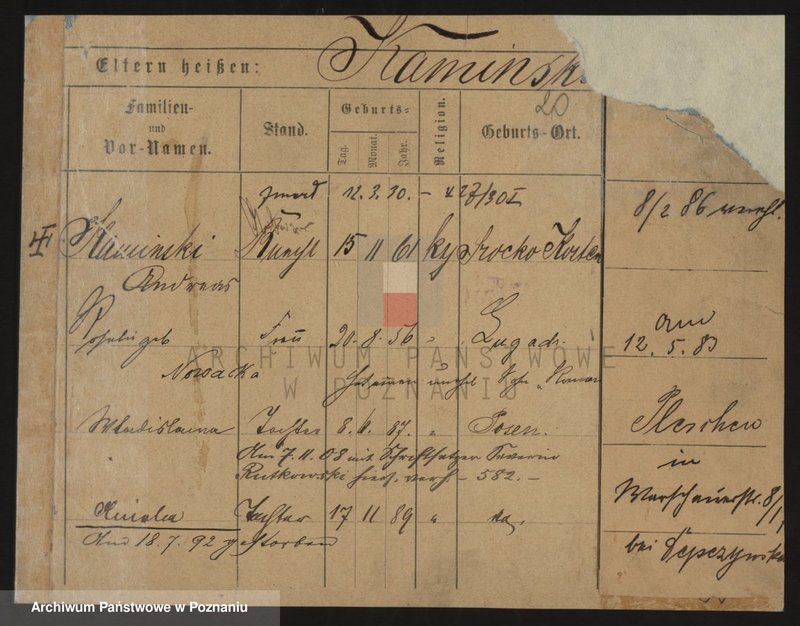 Obraz 20 z jednostki "Kamiński (żony, wdowy i samotni mężczyźni)"