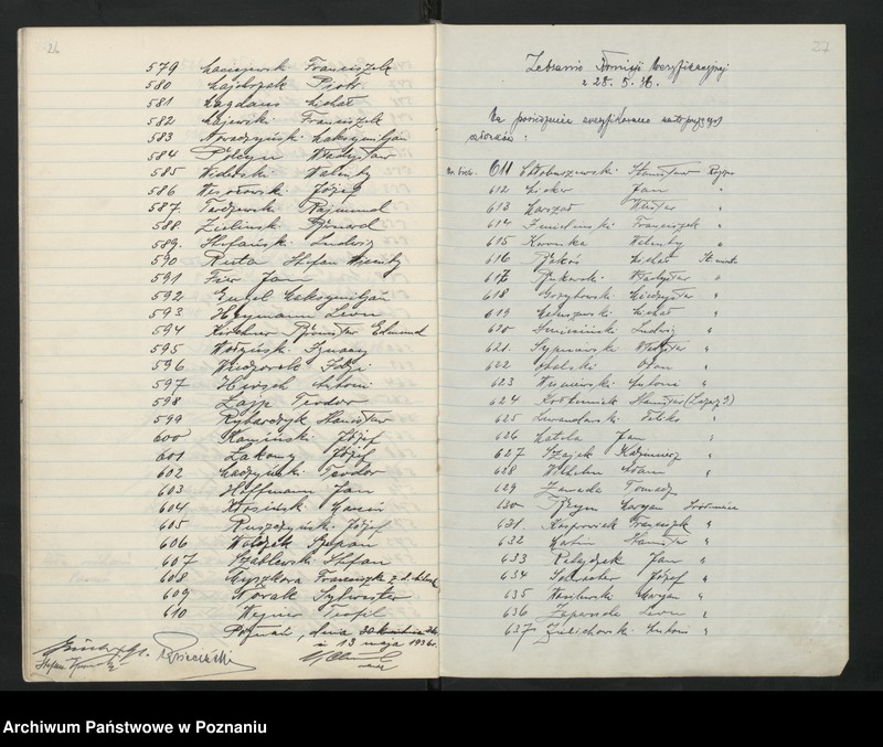 image.from.unit.number "Protokolarz Komisji Weryfikacyjnej Towarzystwa Powstańców Wielkopolskich."